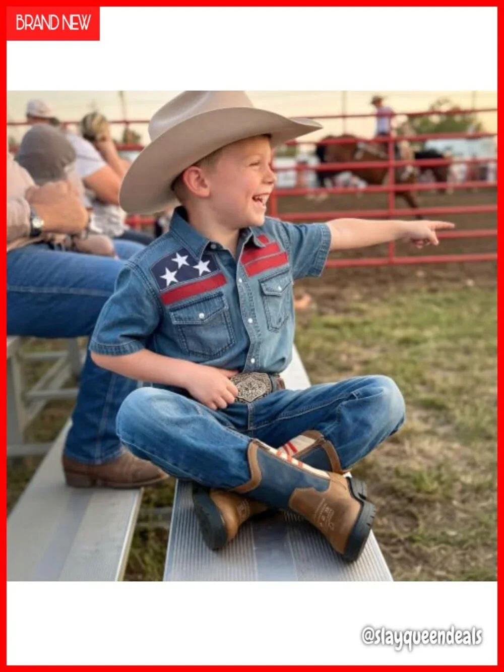 Boys Faux Leather Cowboy Boots Western Boots Zip Up Mid Calf Round Toe
